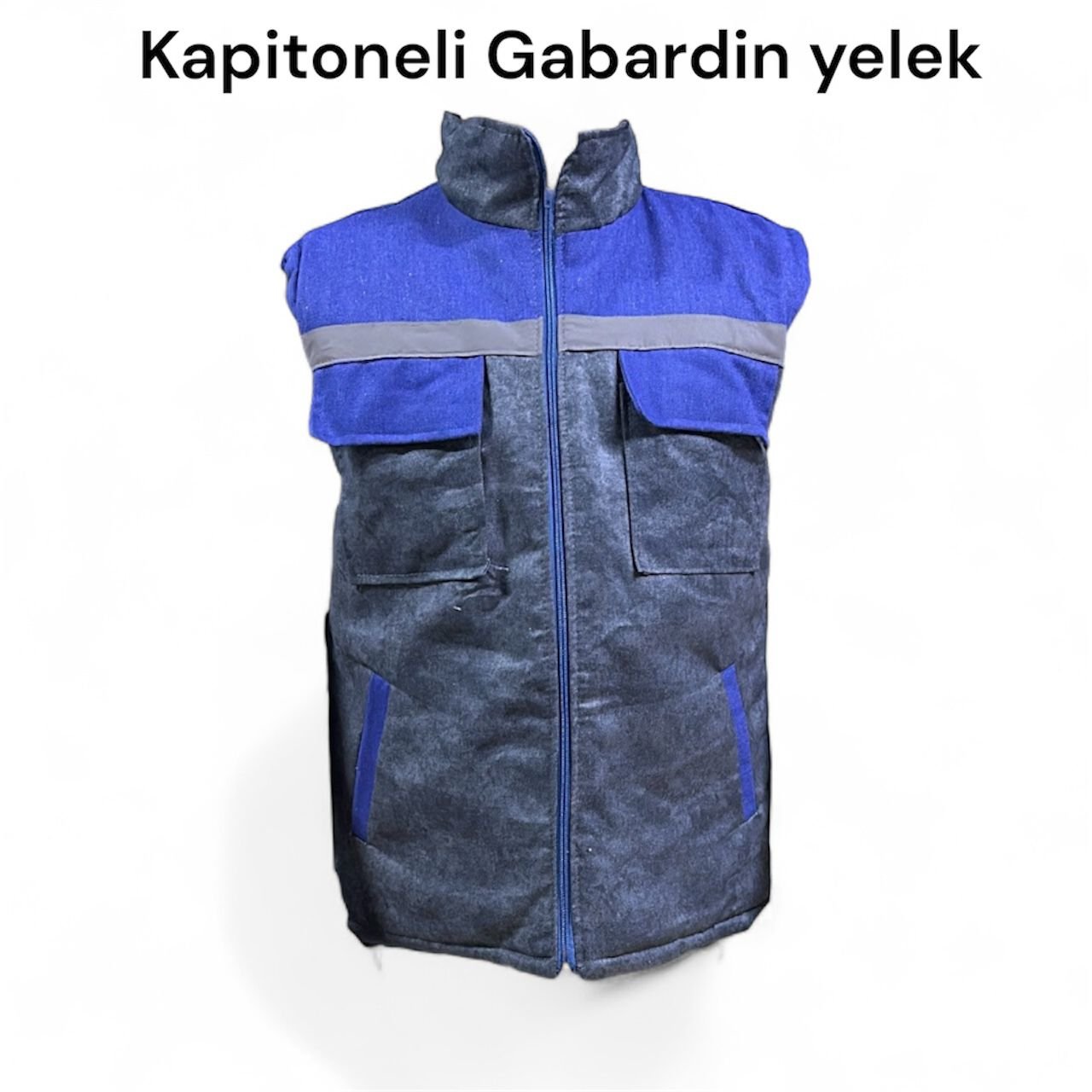Baskılı/Baskısız Kapitoneli Gabardin Yelek
